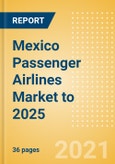 Mexico Passenger Airlines Market to 2025 - Market Segments Sizing and Revenue Analytics- Product Image