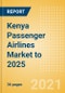 Kenya Passenger Airlines Market to 2025 - Market Segments Sizing and Revenue Analytics - Product Thumbnail Image