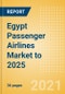 Egypt Passenger Airlines Market to 2025 - Market Segments Sizing and Revenue Analytics - Product Thumbnail Image