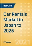 Car Rentals (Self Drive) Market in Japan to 2025 - Fleet Size, Rental Occasion and Days, Utilization Rate and Average Revenue Analytics- Product Image
