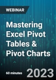 Mastering Excel Pivot Tables & Pivot Charts: Number Crunching Made Easy - Webinar (Recorded)- Product Image