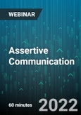 Assertive Communication: Discerning between Assertiveness and Aggressiveness - Webinar (Recorded)- Product Image