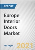 Europe Interior Doors Market by Door Type, Material, Surface Structure, and End User: Opportunity Analysis and Industry Forecast, 2021-2030- Product Image