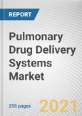 Pulmonary Drug Delivery Systems Market by Product, Application and Distribution Channel: Global Opportunity Analysis and Industry Forecast, 2021-2030- Product Image