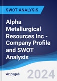Alpha Metallurgical Resources Inc - Company Profile and SWOT Analysis- Product Image