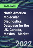 2021-2026 North America Molecular Diagnostics Database for the US, Canada, Mexico - Market Shares and Forecasts for 100 Tests - Infectious and Genetic Diseases, Cancer, Forensic and Paternity Testing- Product Image