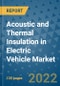 Acoustic and Thermal Insulation in Electric Vehicle Market Outlook in 2022 and Beyond: Trends, Growth Strategies, Opportunities, Market Shares, Companies to 2030 - Product Image