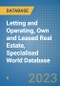 Letting and Operating, Own and Leased Real Estate, Specialised World Database - Product Image