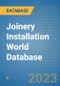 Joinery Installation World Database - Product Image