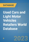 Used Cars and Light Motor Vehicles Retailers World Database- Product Image