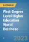 First-Degree Level Higher Education World Database - Product Thumbnail Image