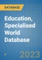Education, Specialised World Database - Product Image