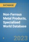 Non-Ferrous Metal Products, Specialised World Database - Product Thumbnail Image