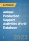 Animal Production Support Activities World Database - Product Image