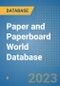 Paper and Paperboard World Database - Product Image