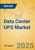 Data Center UPS Market - Outlook & Forecast 2025-2030- Product Image