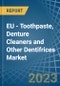 EU - Toothpaste, Denture Cleaners and Other Dentifrices - Market Analysis, Forecast, Size, Trends and Insights. Update: COVID-19 Impact - Product Thumbnail Image
