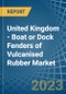 United Kingdom - Boat or Dock Fenders of Vulcanised Rubber - Market Analysis, Forecast, Size, Trends and Insights. Update: COVID-19 Impact - Product Thumbnail Image