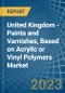 United Kingdom - Paints and Varnishes, Based on Acrylic or Vinyl Polymers - Market Analysis, Forecast, Size, Trends and Insights. Update: COVID-19 Impact - Product Thumbnail Image