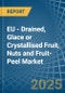 EU - Drained, Glace or Crystallised Fruit, Nuts and Fruit-Peel - Market Analysis, Forecast, Size, Trends and Insights. Update: COVID-19 Impact - Product Image