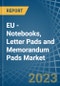 EU - Notebooks, Letter Pads and Memorandum Pads - Market Analysis, Forecast, Size, Trends and Insights. Update: COVID-19 Impact - Product Image