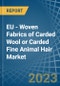 EU - Woven Fabrics of Carded Wool or Carded Fine Animal Hair - Market Analysis, Forecast, Size, Trends and Insights. Update: COVID-19 Impact - Product Thumbnail Image