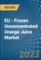 EU - Frozen Unconcentrated Orange Juice - Market Analysis, Forecast, Size, Trends and Insights. Update: COVID-19 Impact - Product Image
