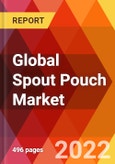 Global Spout Pouch Market, By Product, By Component, By Pouch Size, By Material, By Closure Type, By End User, Estimation & Forecast, 2017 - 2030- Product Image