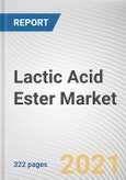 Lactic Acid Ester Market by Type and End Use Industry: Global Opportunity Analysis and Industry Forecast, 2021-2030- Product Image