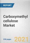 Carboxymethyl cellulose Market by Purity Level, Application and Property: Global Opportunity Analysis and Industry Forecast, 2021-2030- Product Image
