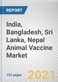 India, Bangladesh, Sri Lanka, Nepal Animal Vaccine Market by Type, Animal Type and Valence: Opportunity Analysis and Industry Forecast, 2021-2030- Product Image