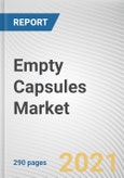 Empty Capsules Market by Product, Raw Material, Therapeutic Application and End User: Global Opportunity Analysis and Industry Forecast, 2021-2030- Product Image