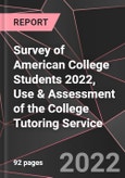 Survey of American College Students 2022, Use & Assessment of the College Tutoring Service- Product Image