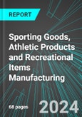 Sporting Goods, Athletic Products and Recreational Items Manufacturing (U.S.): Analytics, Extensive Financial Benchmarks, Metrics and Revenue Forecasts to 2030, NAIC 339920- Product Image