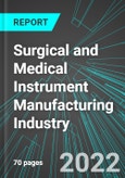 Surgical and Medical Instrument (Medical Devices) Manufacturing Industry (U.S.): Analytics and Revenue Forecasts to 2028- Product Image