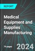 Medical Equipment and Supplies Manufacturing (U.S.): Analytics, Extensive Financial Benchmarks, Metrics and Revenue Forecasts to 2030, NAIC 339100- Product Image
