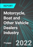 Motorcycle, Boat and Other Vehicle Dealers Industry (U.S.): Analytics and Revenue Forecasts to 2028- Product Image