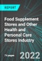 Food (Health) Supplement Stores and Other Health and Personal Care Stores Industry (U.S.): Analytics and Revenue Forecasts to 2028 - Product Thumbnail Image