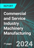 Commercial and Service Industry Machinery Manufacturing (U.S.): Analytics, Extensive Financial Benchmarks, Metrics and Revenue Forecasts to 2030, NAIC 333310- Product Image