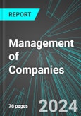 Management of Companies (Holding Companies) (U.S.): Analytics, Extensive Financial Benchmarks, Metrics and Revenue Forecasts to 2030, NAIC 550000- Product Image