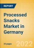 Processed Snacks (Savory Snacks) Market in Germany - Outlook to 2025; Market Size, Growth and Forecast Analytics- Product Image