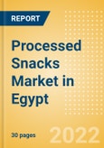 Processed Snacks (Savory Snacks) Market in Egypt - Outlook to 2025; Market Size, Growth and Forecast Analytics- Product Image