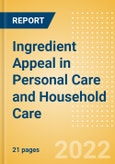 Ingredient Appeal in Personal Care and Household Care - Consumer Survey Insights- Product Image