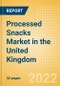 Processed Snacks (Savory Snacks) Market in the United Kingdom - Outlook to 2025; Market Size, Growth and Forecast Analytics - Product Image