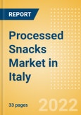Processed Snacks (Savory Snacks) Market in Italy - Outlook to 2025; Market Size, Growth and Forecast Analytics- Product Image