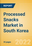 Processed Snacks (Savory Snacks) Market in South Korea - Outlook to 2025; Market Size, Growth and Forecast Analytics- Product Image