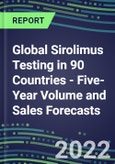 2022-2026 Global Sirolimus Testing in 90 Countries - Five-Year Volume and Sales Forecasts, Supplier Sales and Shares, Competitive Analysis, Diagnostic Assays and Instrumentation- Product Image