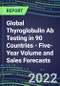 2022-2026 Global Thyroglobulin Ab Testing in 90 Countries - Five-Year Volume and Sales Forecasts, Supplier Sales and Shares, Competitive Analysis, Diagnostic Assays and Instrumentation - Product Thumbnail Image