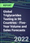 2022-2026 Global Triglycerides Testing in 90 Countries - Five-Year Volume and Sales Forecasts, Supplier Sales and Shares, Competitive Analysis, Diagnostic Assays and Instrumentation - Product Thumbnail Image