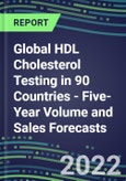 2022-2026 Global HDL Cholesterol Testing in 90 Countries - Five-Year Volume and Sales Forecasts, Supplier Sales and Shares, Competitive Analysis, Diagnostic Assays and Instrumentation- Product Image
